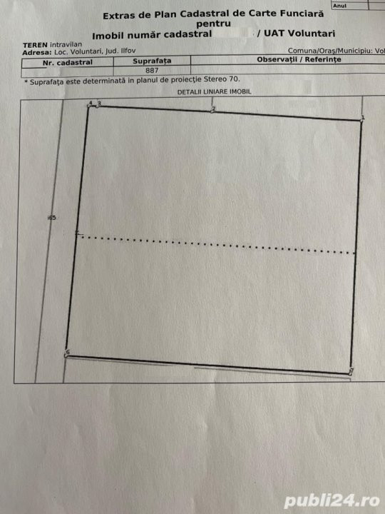 Teren pretabil constructie vila, zona Pipera - Dealul Negru.