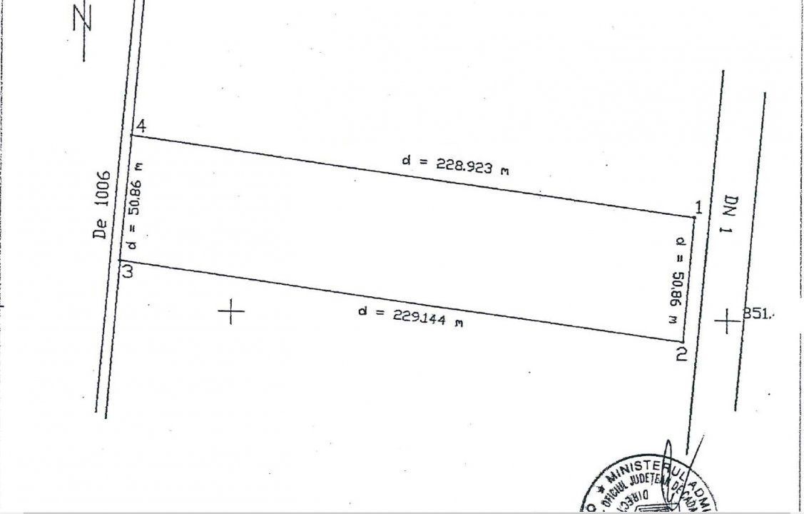  Teren de vânzare în Snagov, DN1.