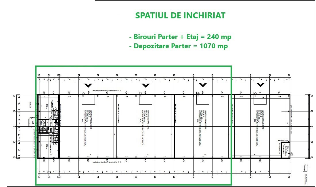 Hală de închiriat Oxigenului, zona Bucureşti