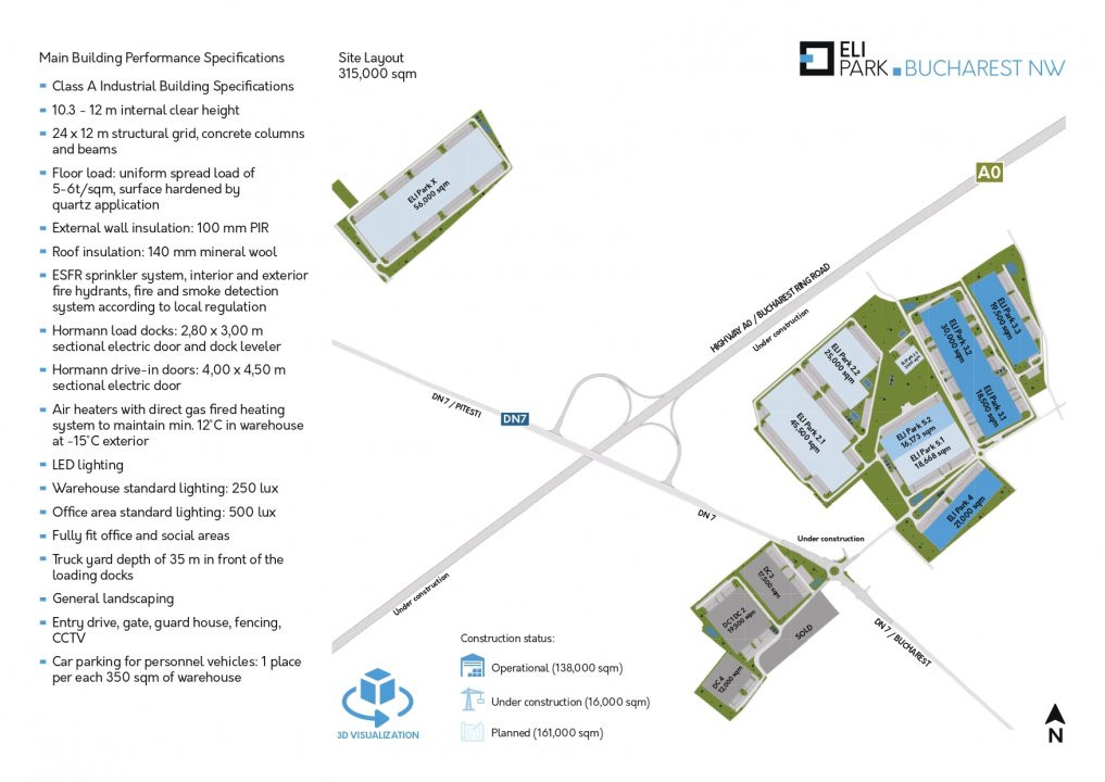 Spatiu industrial de inchiriat ELI Park 3