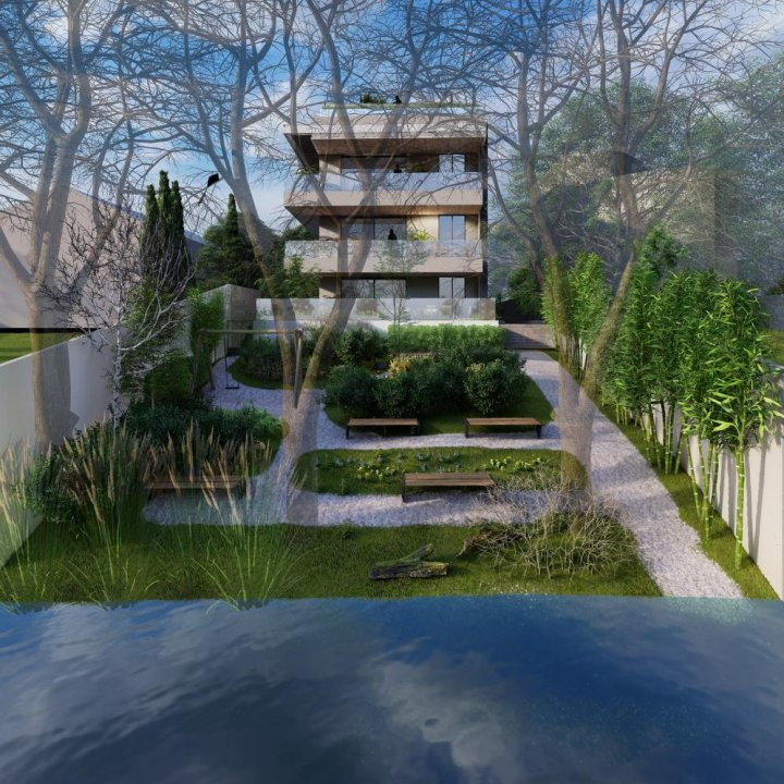 Penthouse superb pe malul lacului Tei 