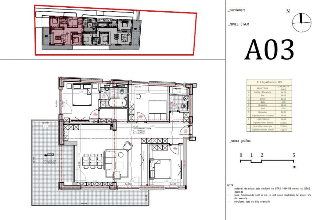 Apartament 4 camere superb, in ansamblu exclusivist
