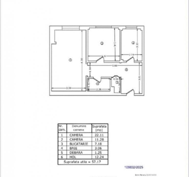 Apartament 2 camere, zona Dorobanti, la 3 min de metrou